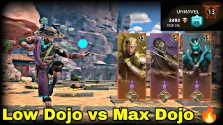 Dojo 13 Players Surrendering to Low Dojo 🔥 | Shadow Fight 4 Arena #shadowfight4