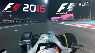 F1 2016 VS F1 2011 [Graphics & Sound Comparison]