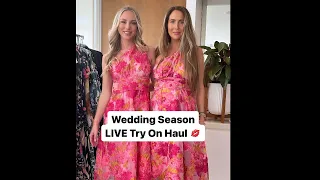Wedding Season LIVE TRY ON HAUL!