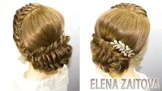 ПРИЧЕСКА ТОП КОСА В ШКОЛУ КОЛОСОК|ПРИЧЁСКА НА 1 СЕНТЯБРЯ В КЛАСС |Hairstyle for school|ЛЕНА ЗАИТОВА