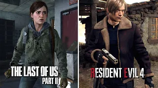 The Last of Us Part II vs Resident Evil 4 | Details and Physics Comparison
