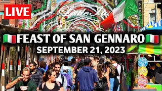 🇮🇹 The Feast of San Gennaro, Little Italy, Chinatown & more NYC LIVE September 21 2023