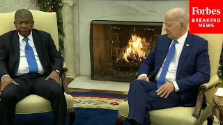WATCH: President Biden Meets With Angola's President João Lourenço In Oval Office