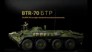 【Model Building】БТР/BTR-70 - Trumpeter - 1/35 IFV Model - USSR/Russian  most active APC!