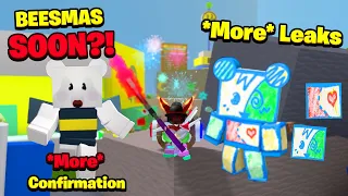 BEESMAS SOON? *More* New Beesmas Leaks, *New* Cub Buddy, *More Confirmation*! (Bee Swarm Simulator)