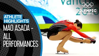 Mao Asada 🇯🇵  - Olympic Silver Medallist & Guiness World Record Holder! | Athlete Highlights