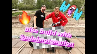 BIKE BUILD WITH - MINI MOTO NATION😤