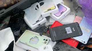 Finding Abandoned Phone Under Raindrops   Restoration Destroyed iPhone X Found in the garbage dump.