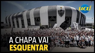 Atlético-MG: torcida dá show em teste na Arena MRV