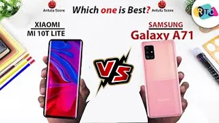 Xiaomi mi 10T Lite vs Samsung galaxy A71 I Full comparison  I Realme 7i IRTC I gadget compare