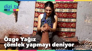 Özge Yağızla Kapadokya'da çömlek atölyesine gittik | Dizi TV @Safirdiziatv