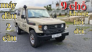 Land Cruiser 9 chỗ máy dầu hai cầu không niên hạn | Thanh Xuân auto 676