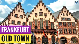 Frankfurt Sightseeing 🇩🇪 NEUE Altstadt - New Old Town & Anonymous protests (Dom Römer Quartier)