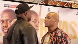 THE BODYSNATCHER! - DILLIAN WHYTE v OSCAR RIVAS **OFFICIAL** HEAD-TO-HEAD @ PRESS CONFERENCE