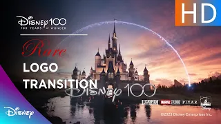 [RARE] Disney 100 Years of Wonder short logo transition (reversed)