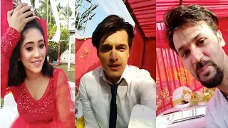 Live🔴 : Shivangi, Mohsin & HIMANSHU Live on the set of Yeh Rishta Kya Kehlata Hai