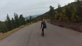 Braffs Dudette - Downhill Skateboarding