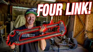 The Crown Vic F100 Build Ep 8: MY CUSTOM FOUR LINK IS HERE!