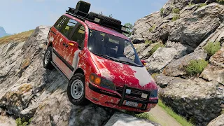 Cars vs Cliff Roads #34 - BeamNG DRIVE | SmashChan