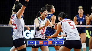 Volleyball Team Japan Destroyed USA in Volleyball Nations League 2022 !!!