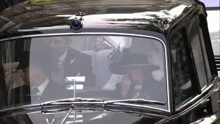 Catherine Middleton leaving Goring Hotel