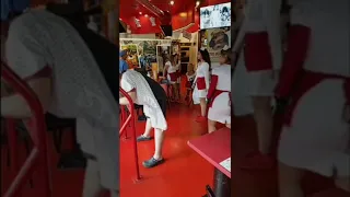 Tom Got His Ass BEAT at Heart Attack Grill on Fremont St in Las Vegas! 😂🍔💪