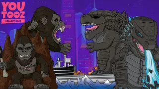 Godzilla vs. Kong Youtooz Figurines Full Set Review!