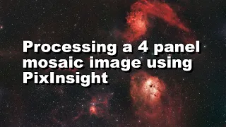 Post-processing 4-panel mosaic in PixInsight