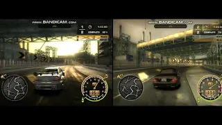 Mercedes-Benz SL 65 AMG (R230) VS Kaze's Mercedes-Benz CLK 500 - 2 in 1 sprint in NFS Most Wanted