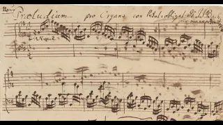 Johann Sebastian Bach - Prelude and Fugue in G major, BWV 541. {w/ original Manuscript.}