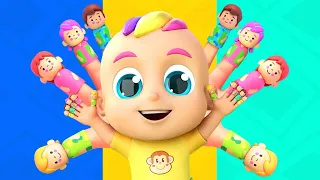 Finger Family Fun Time Song and Kindergarten Rhyme for Children