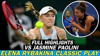 Elena Rybakina Classic Play Vs Jasmine Paolini - Clay Tennis Full Highlights (HD)
