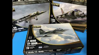 Open Box # 8- Kinetic Gold's Harrier GR1/GR3, AV-8A & (T)F-104G Starfighter Kit Review.