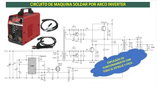 Explicado Circuito equipo soldar por arco INVERTER