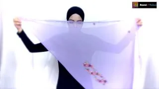 DAK TEROPONG STUDIO : TUTORIAL SHAWL BY TUDUNG BAWAL CT REDZUAN