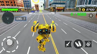 Army Bus Robot Car Game Transforming robot games #02 - Android Gameplay