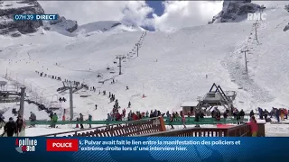 La station de la Clusaz en Haute-Savoie a ouvert symboliquement pour la Pentecôte