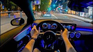 Mercedes AMG CLA 35 Night (306HP) | POV Test Drive #774 Joe Black