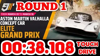 Asphalt 9 - Aston Martin Valhalla Elite Grand Prix - Round 1 00:38.108 Touchdrive