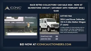 RACE RETRO COLLECTORS' CAR SALE 2024 - NOW AT SILVERSTONE CIRCUIT | SATURDAY 24TH FEBRUARY 2024