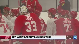 Red Wings open training camp with new head coach