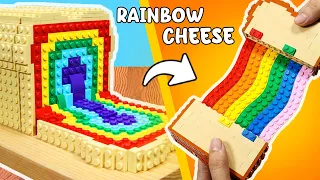 LEGO Magic or Real Rainbow Food? 🌈 Unbelievable LEGO Creations