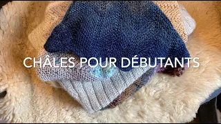 INSPIRATION - Sélection tricot DÉBUTANT - 20 patrons de châles faciles