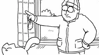 Simon's Cat in "Window Pain" | Disney Favorite