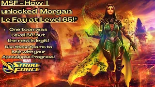 MSF- How I Unlocked Morgan Le Fay at Level 65! (2024)