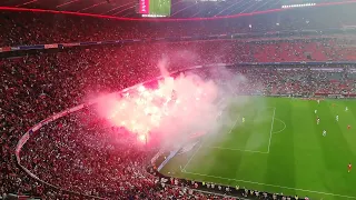 50 Jahre Südkurve Bengalos • FC Bayern vs Gladbach 1:1