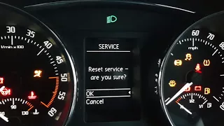 Skoda superb service light reset