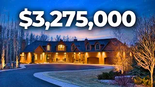 Touring A $3,275,000 Luxury Mansion Estate in Calgary's Bearspaw with Spectacular PRIVACY!