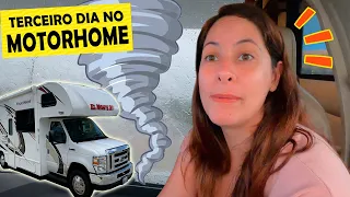 TERCEIRO DIA NO MOTORHOME - PASSAMOS POR UM FURAÇÃO EM MIAMI