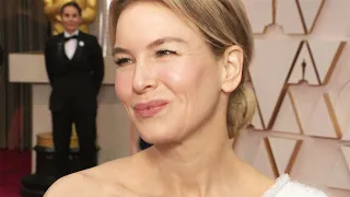 Renée Zellweger on What Went Into Choosing Her Elegant One-Shoulder Gown | Oscars 2020